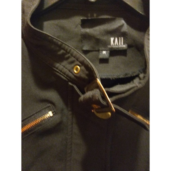 Kaii Cropped Zipper Jacket, Size Medium - Picture 5 of 5